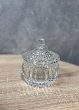 Цукорниця yiwu glass jay скляна 10.5х8 см прозорий hp-yh-2