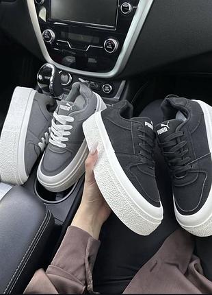 Стильні кросівки puma на високій платформі!