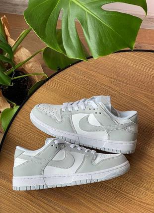 Кроссовки nike dunk low retro grey fog