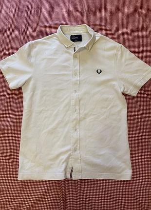 Біла сорочка-поло fred perry
