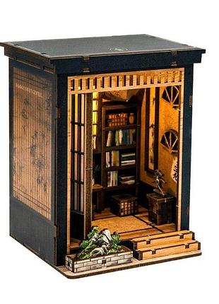 Румбокс японський книжковий куточок serena garden melody diy miniature house kit інтер'єрний конструктор xw-02