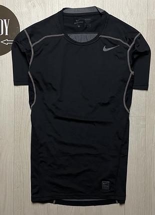 Мужская компрессионная термо футболка nike pro dri-fit, размер m