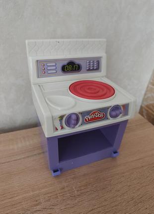 Детская игрешковая кухня плита play doh