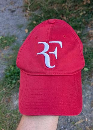 Оригінальна кепка nike federer rf dri-fit у рідкісному червоному кольорі