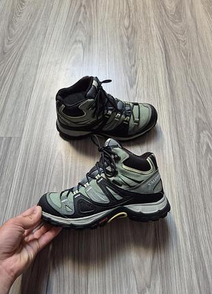Треккинговые ботинки salomon gor-tex