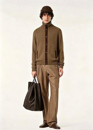 Чоловічий кардиган з вовни loro piana