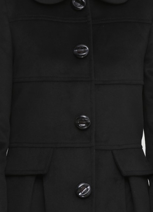 Чорне пальто sassofono3 фото
