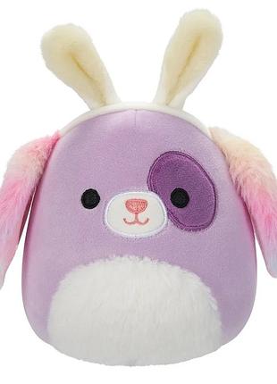 Детская мягкая игрушка собака барб squishmallows sqer00908, 13 см