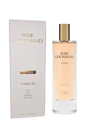 Zara rose gourmand intense 80ml парфумована вода жіноча (оригінал іспанія)
