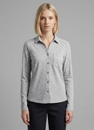 Женская трикотажная рубашка marc o'polo из органического хлопка (размер s)
