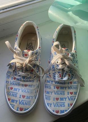 Кеды женские vans, тканевые