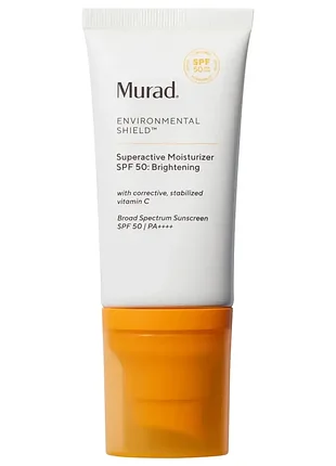 Осветляющий увлажняющий крем для лица с spf 50 murad superactive moisturizer spf 50 brightening 50 мл