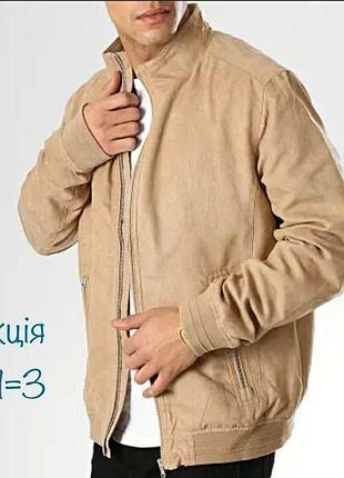 Куртка бомбер celio nusued из искусственной замши
