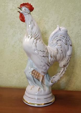 Фарфоровый штоф -графин "петух" гфз городница ссср , 1960-е гг.