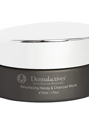 Очищающая и обновляющая маска для лица dermalactives resurfacing honey and charcoal mask без коробки 50 мл