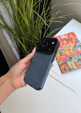 Чохол iphone blue замша арт ch00031