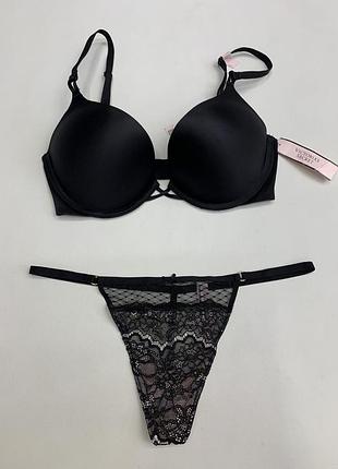 Сет бюстгальтер та трусики victoria’s secret 32d та l оригінал