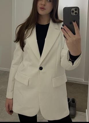Жакет білий zara