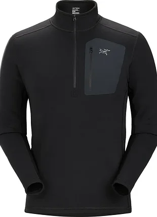 Чоловіча термокофта зіпка  arc'teryx rho heavyweight zip neck