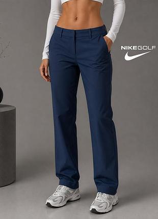 Оригинальные синие брюки с карманами nike golf 8uk s