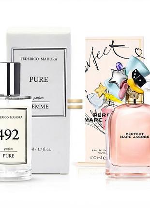 Духи женские fm pure 492 marc jacobs perfect, 50 мл