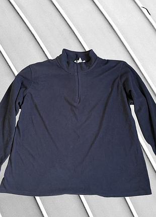 Мужская графитовая флисовая кофта mountain warehouse 3xl 56 оригинал маунтин верхаус флиска на замке 1/4 zip серая 56