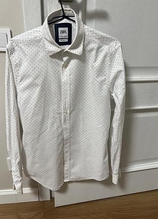 Сорочка zara  чоловіча, льон