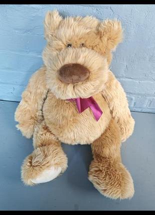 The mail on sunday collectors teddy bear  large vintage rare vulcan brooch, большой медведь 65см,винтаж