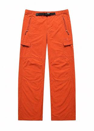 The north face vintage men’s exploration cargo orange pants size m чоловічі трекінгові штани мужские треккинговые штаны размер м