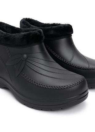 Женские калоши на осень, женские ботинки для зимы с мехом сапожки ботинки зимние jk-58