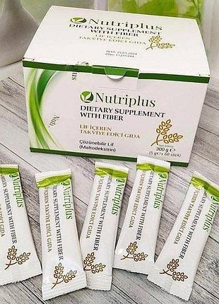 Диетическая добавка “пищевые волокна” nutriplus, 60 пакетиков farmasi фармаси