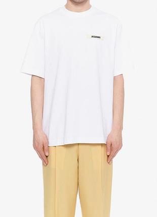 Мужская белая футболка jacquemus