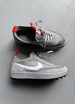Мужские серые кроссовки nike craft tom sachs grey white х крафт 41