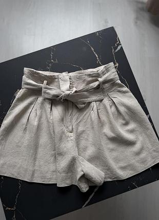 Лляні шорти zara
