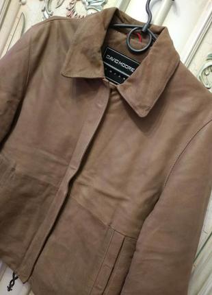 Стильна натуральна шкіра куртка приємний колір