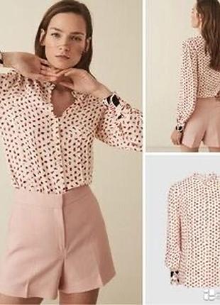 Reiss оригінал блуза в принт kaya