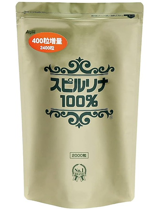 Японская спирулина japan algae spirulina 100% 2400 шт качество gmp