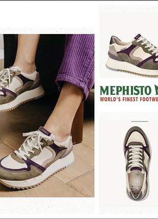 Mephisto франція розкішні шкіряні жіночі кросівки снікерси натуральна шкіра оригінал 37р.