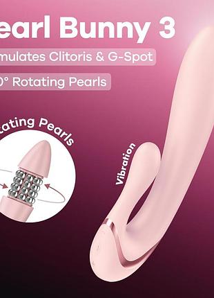 Вібратор-кролик satisfyer pearl bunny 3 9