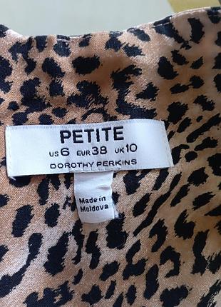 Платье миди, платье расклешенное с анималистичным принтом dorothy perkins 9