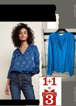 1+1=3 стильна блуза в принт fabienne chapot amsterdam віскоза