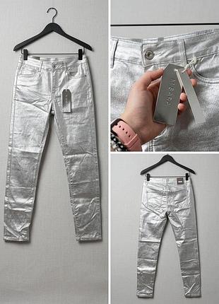Брюки женские блестящие
