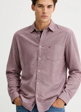 Брендовая рубашка marc o’polo soft peached (100% органический хлопок), размер м