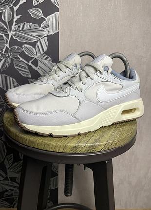 Мужские кожаные кроссовки nike air max, размер 41