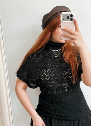 Водолазка без рукавів mango 🖤