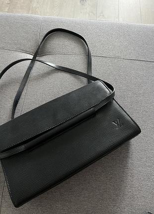 Шикарна брендова шкіряна сумка louis vuitton