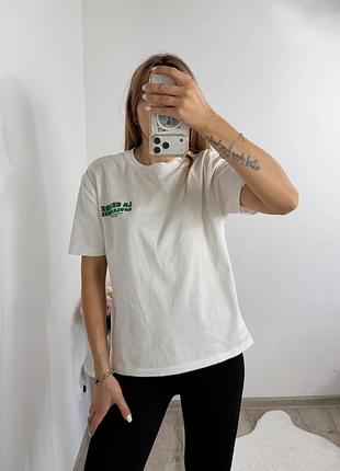 Zara футболка біла