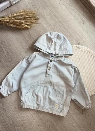 Дитяча курточка zara з капюшоном, 92 см