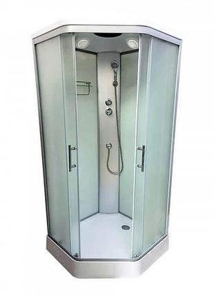 Душевой бокс veronis bn-1-90 (xl) с крышей 90х90х215