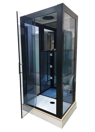 Душевой бокс veronis bn-6-28 gr ( r ) 100х85х220